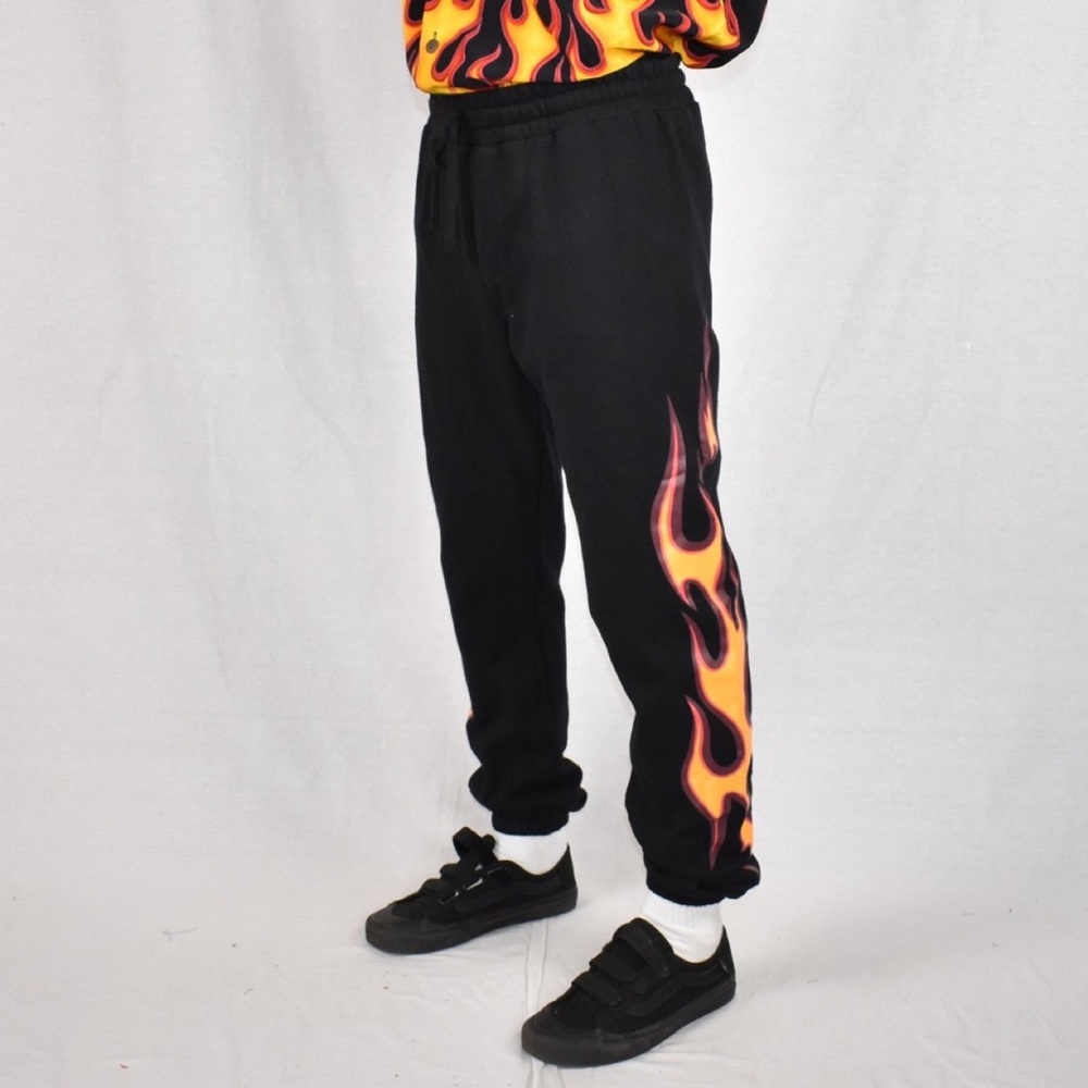 Forever 21 Men’s Flame Sweatpants XS